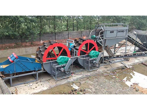 輪式洗沙機